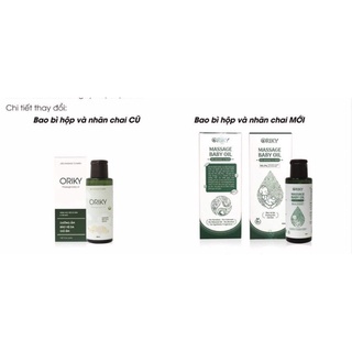 Dầu Masage cho bé Oriky 60ml - Date mới nhất