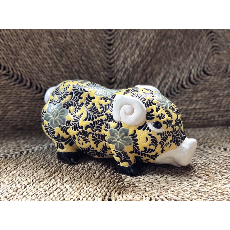 Heo gốm trang trí, gốm bách hoa,heo bỏ ống nhiều mẫu đẹp