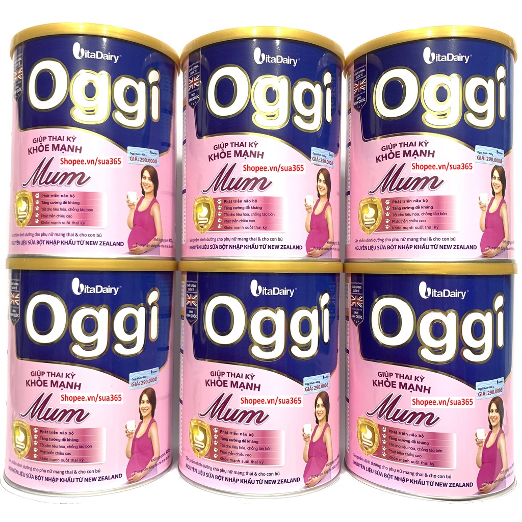 Sữa Oggi Mum_900g và 400g ( Dành cho mẹ bầu và cho con bú ) - Date Luôn Mới