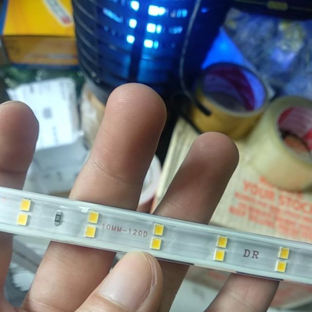 Đèn Led dây đôi 2835 , ống nhựa 220V(bán theo m) 20m trở lên Tặng Nguồn