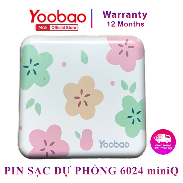 Sạc dự phòng mini 10000mAh Yoobao YB-6024 miniQ - Hàng chính hãng