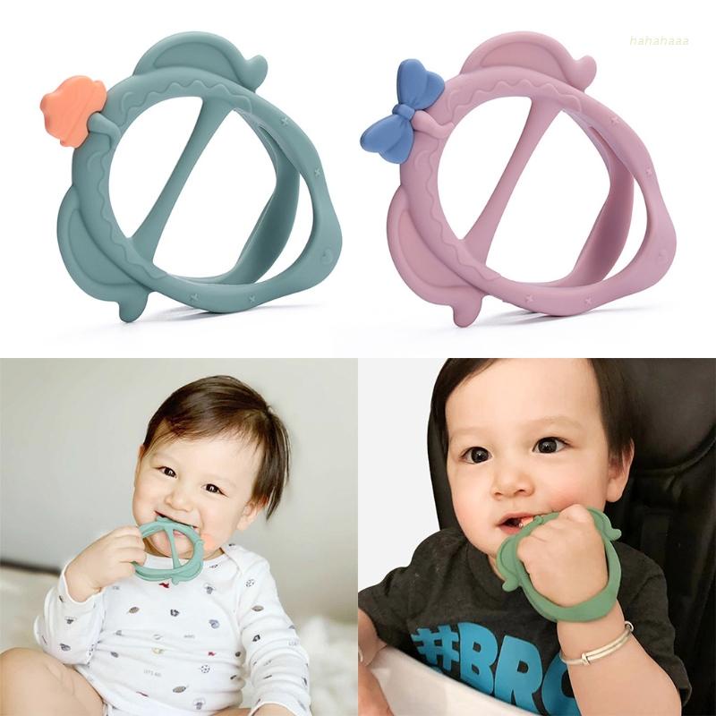 Đồ chơi gặm nướu bằng silicone 3d an toàn cho bé