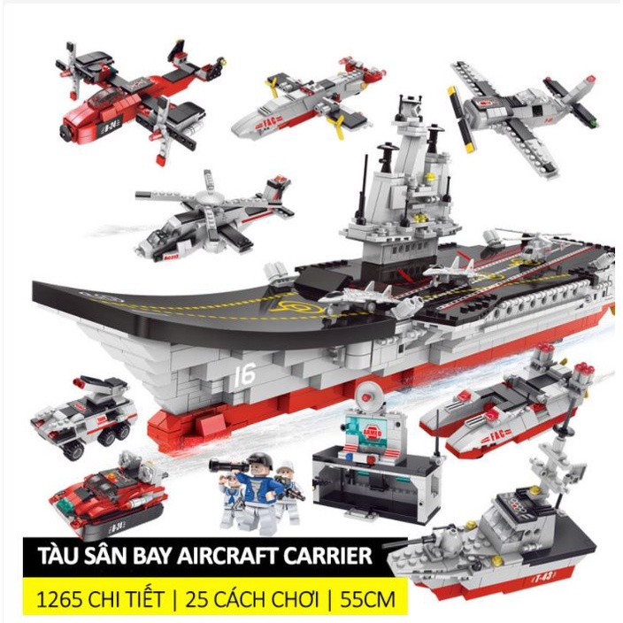 BỘ XẾP HÌNH Tàu sân bay , tàu chiến AIRCRAFT CARRIER