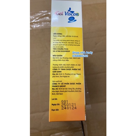 Gel Viscon Kore Plus giảm viêm loét dạ dày tá tràng, Người viên đau dạ dày, hành tá tràng, trào ngược dạ dày thực quản