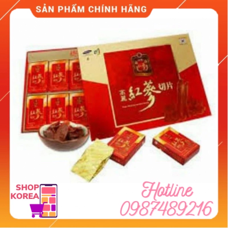 Hồng sâm lát tẩm mật ong Hàn quốc SAMBOK, Hộp 200gr