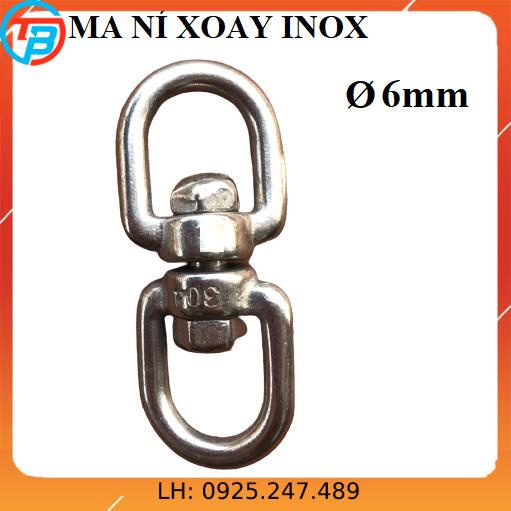 Ma ní Xoay INOX 304 [Phi 6mm] CÁP THÉP Thái Bình VinàN