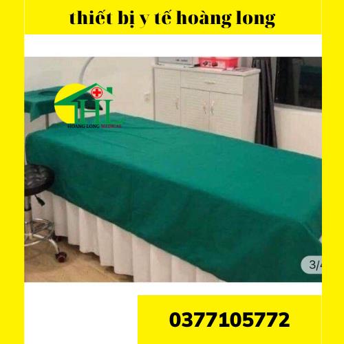 Ga giường y tế màu xanh  115x220cm