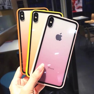 Ốp lưng omber viền màu iphone