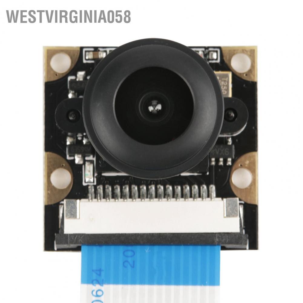 Westvirginia058 Westvirginia058 5 Million Pixels Night Vision 130° Viewing Angle Camera Module Board For Raspberry Pi B 3/2