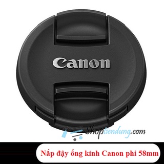 Nắp đậy ống kính 18-55mm phi 58mm cho máy canon 750d 700d 550d 600d