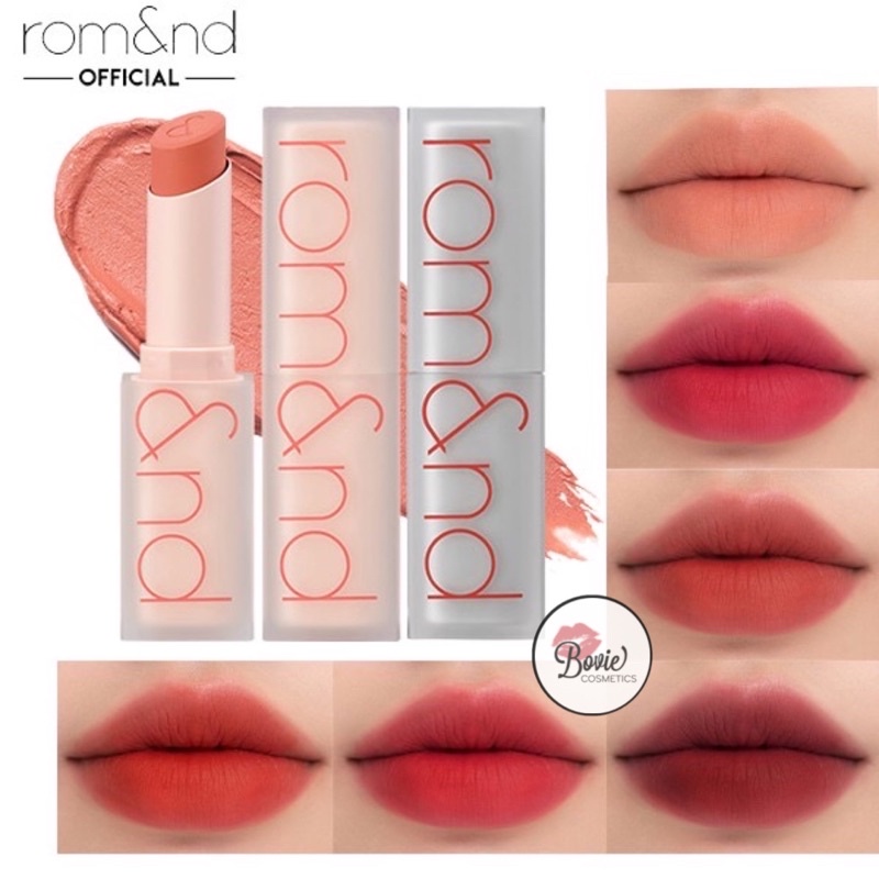 [Shell Beach Nude Collection] Son thỏi Romand New Zero Matte Lipstick 3g