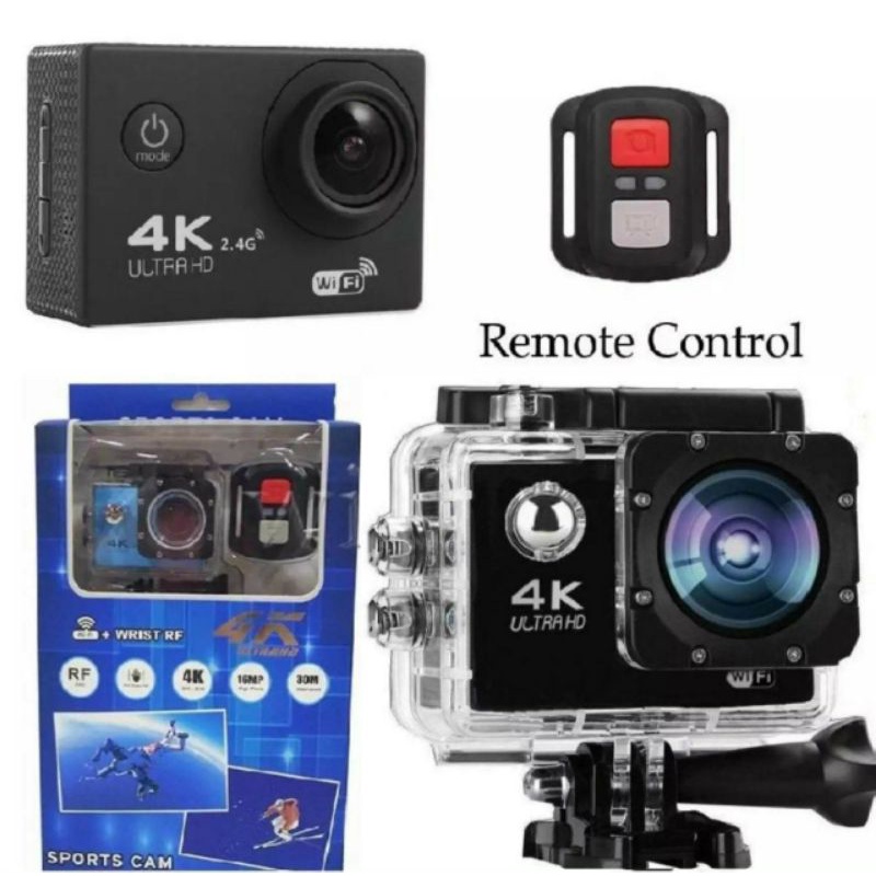 Camera Hành Trình Chống Nước WIFI 4K ULTRA HD Có Remote