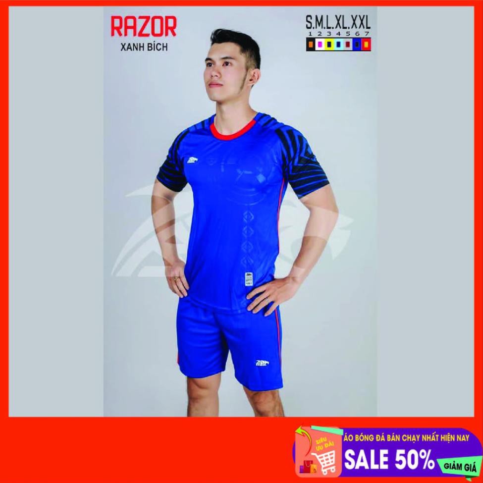 Bộ áo bóng đá không logo RiKi Razor sẵn kho, giá tốt