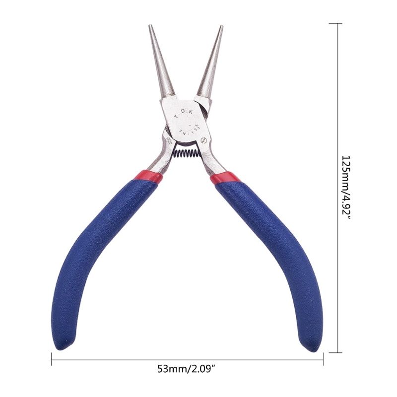 Kìm Làm Trang Sức Dây Xích Ngắn Mũi Dẹt Chuyên Dụng