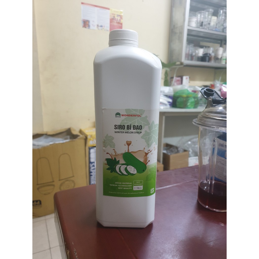 Siro BÍ ĐAO Wonderfarm chiết lẻ 120ml - cần để làm trà bí đao hạt chia đỉnh cao