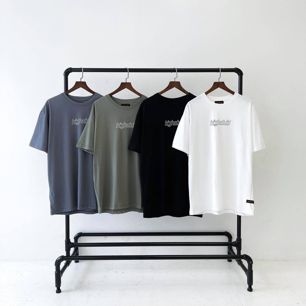Áo thun Highclub Basic Unique Tee - Black/White/Grey/Green
