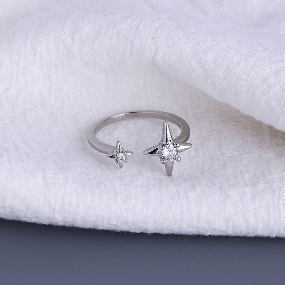 Nhẫn Hở Phong Cách Punk Cổ Điển Thanh Lịch Có Thể Điều Chỉnh Dành Cho Nữ