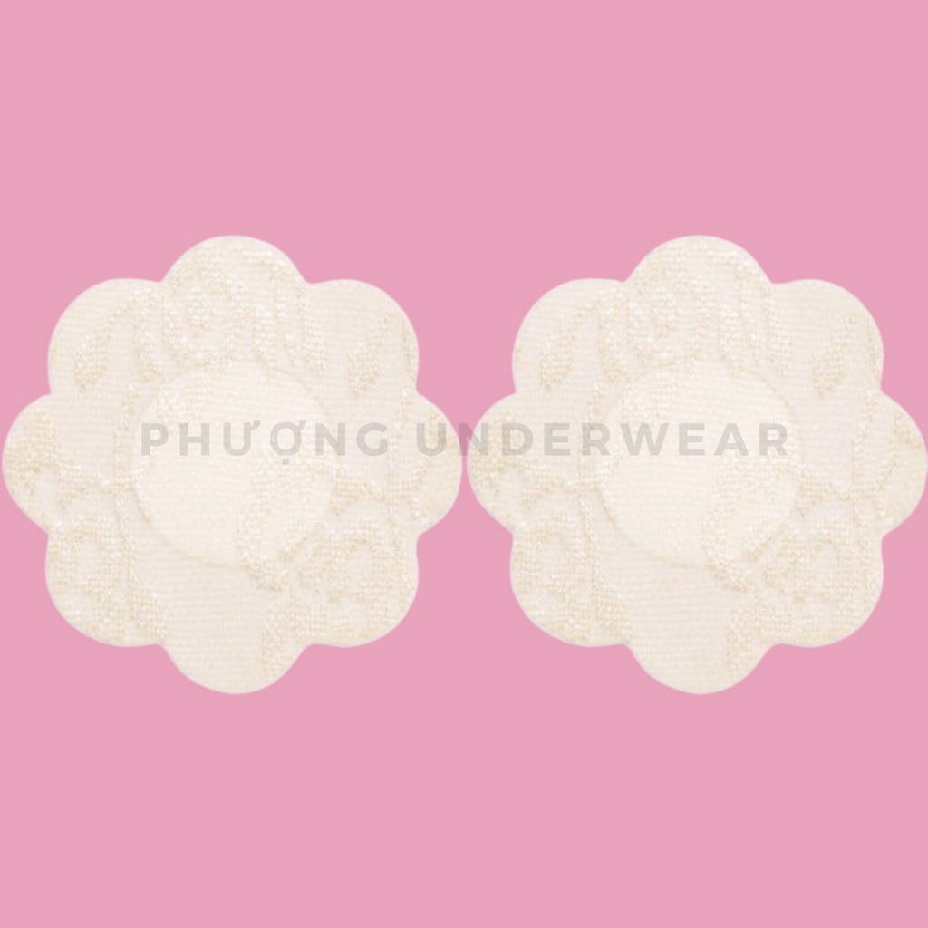 Miếng dán ngực giấy hình bông ren siêu dính loại 1 | BigBuy360 - bigbuy360.vn