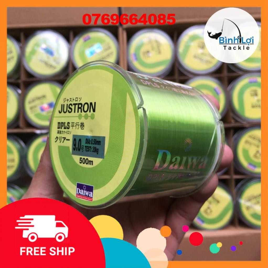 Dây Cước Câu Cá Siêu Bền Daiwa Justron Dài 500m, Dây Cước Câu Cá Nhật Bản -Đ𝗢̂̀𝗖𝗔̂𝗨𝟮𝟱𝟳