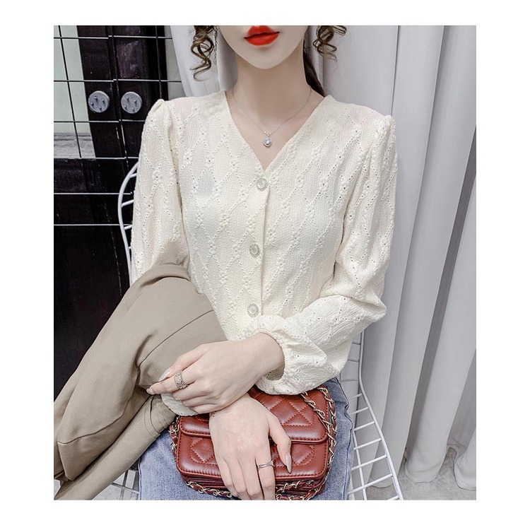 Áo Chiffon Phối Ren Thời Trang Mùa Thu Nữ Tính Cỡ Lớn