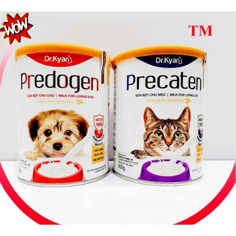 Dr.Kyan Predogen - Sữa cho chó mèo lon 400g
