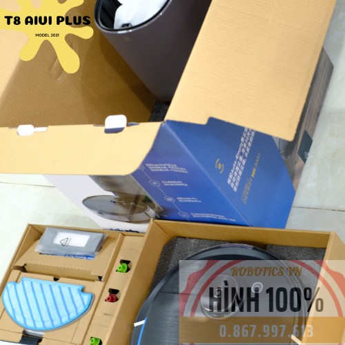 [Hình thật] Ecovacs DEEBOT T8 AIVI PLUS - Robot Hút Bụi - Robot lau nhà - Hàng mới 100% Chính hãng - Giá tốt nhất