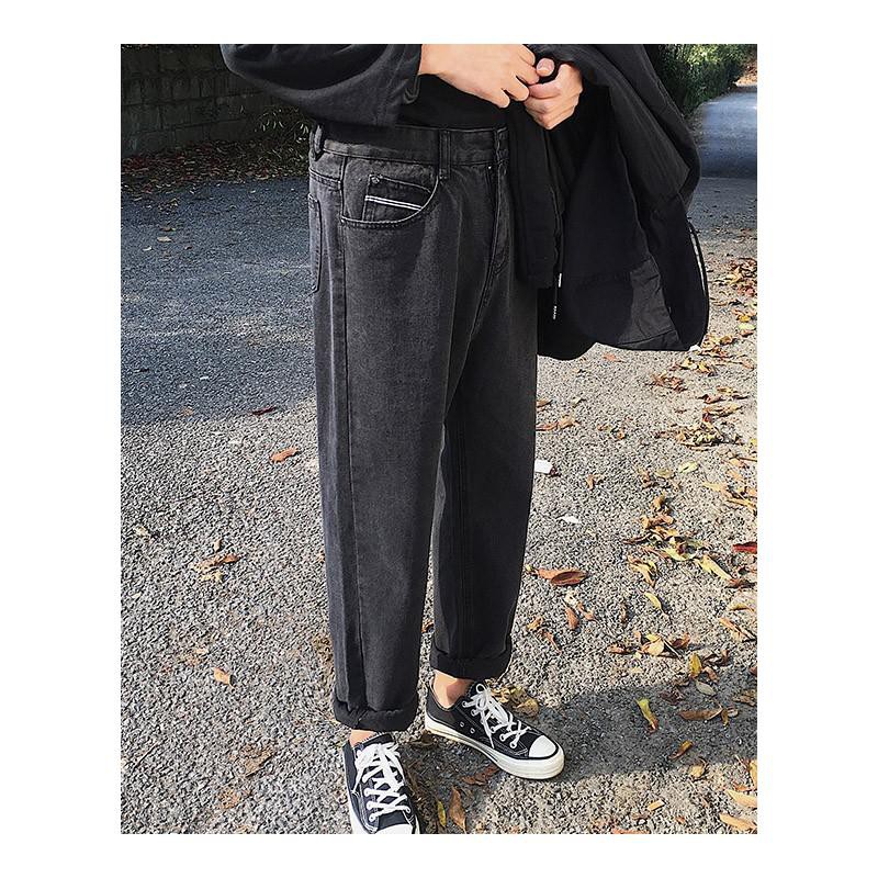 Quần Jean Nam, Quần ống rộng Nam Thời Trang Phong Cách Unisex Phong Cách Trẻ Trung Năng Động