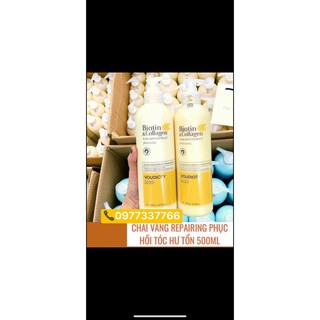Dầu gội đầu biotin vàng - biotin collagen vàng