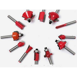 BỘ MŨI PHAY GỖ  12ly -12 món