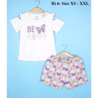 đồ bộ bé gái yo yo (25-45kg)