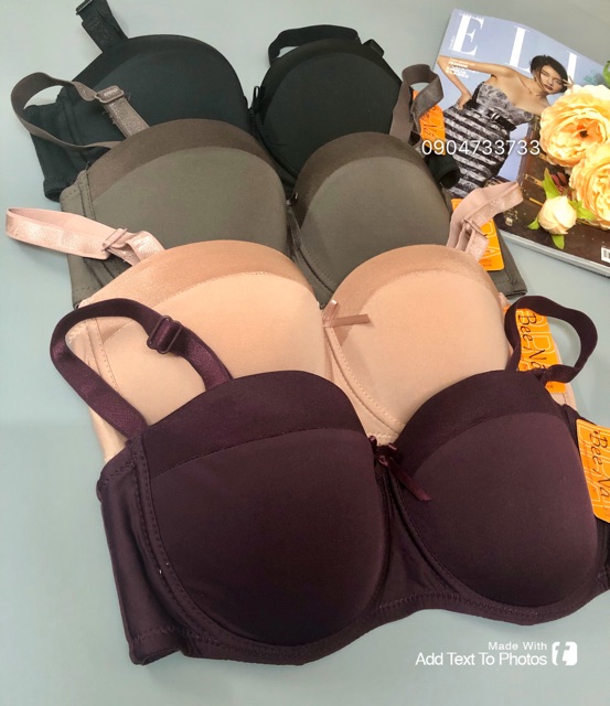 Áo lót, áo cup ngực Thái Lan bigsize quả ngang có gọng đệm mỏng Cup B 2253 BN | BigBuy360 - bigbuy360.vn