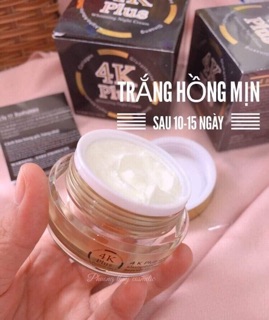 kem dưỡng trắng da nhân sâm 4k plus thái