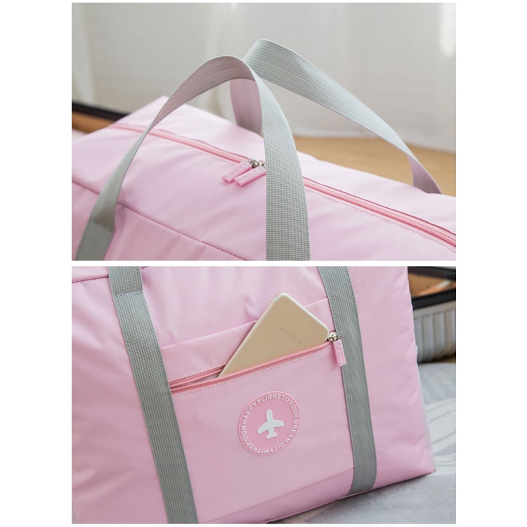 Túi đựng quần áo sức chứa lớn chống nước có thể gấp gọn tiện lợi khi đi du lịch