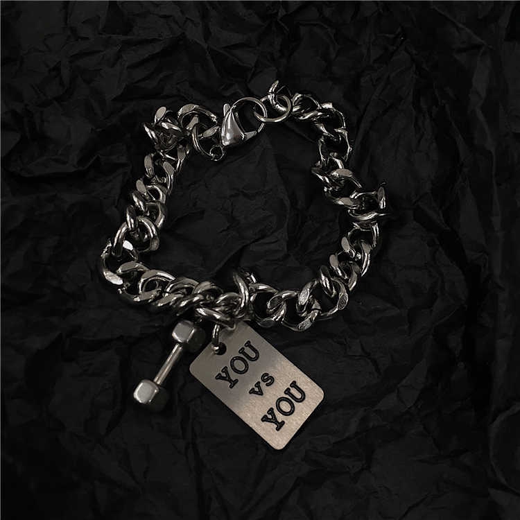 Vòng đeo tay kiểu dáng hip hop phong cách Hàn Quốc cho nam/nữ