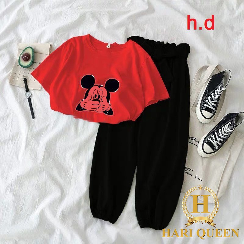 Bộ áo Mickey + quần chun ống DHA0720