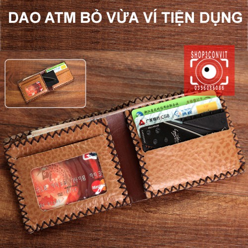 Dao xếp ATM nhỏ gọn tiện lợi hình dáng giống như thẻ ATM