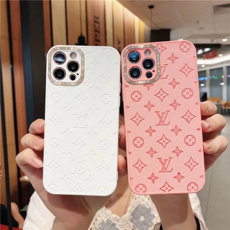 Ốp Điện Thoại In Logo Lv Sang Trọng Kèm Giá Đỡ Nhẫn Kim Loại Cho Iphone 7 8 Plus Xs Max 11 Pro Max 12 Pro Max