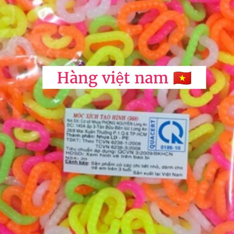 Móc xích nhựa đồ chơi sản xuất tại Việt Nam