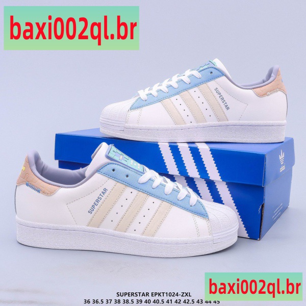 Bán Chạy Giày Thể Thao Adidas Superstar Chính Hãng Màu Trắng / Đỏ / Xanh Dương / Xanh Lá Cho Nam Và Nữ