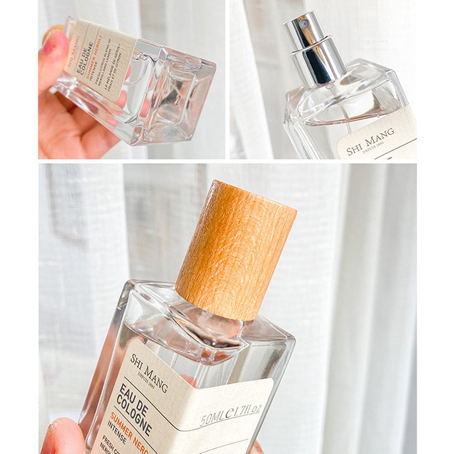 Nước Hoa Shimang Nắp Gỗ Chai Vuông Bản Cao Cấp body mist shimang Eau De Cologne EDP 50ML | BigBuy360 - bigbuy360.vn