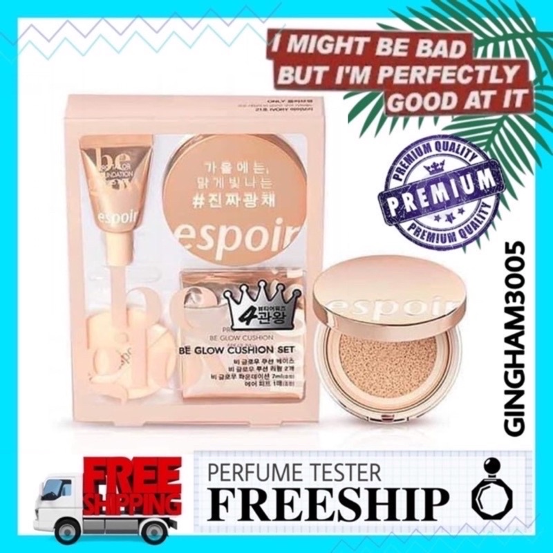 ✦GH✦ [Có sẵn] Set phấn nước espoir tailor be glow cushion SPF42 PA++