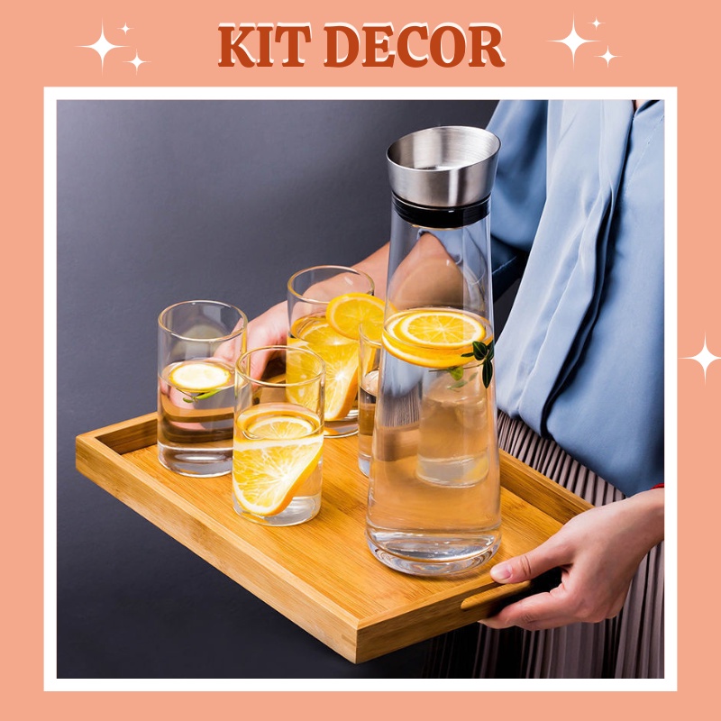 Bình Nước Để Tủ Lạnh Thủy Tinh Chịu Nhiệt Cao Cấp