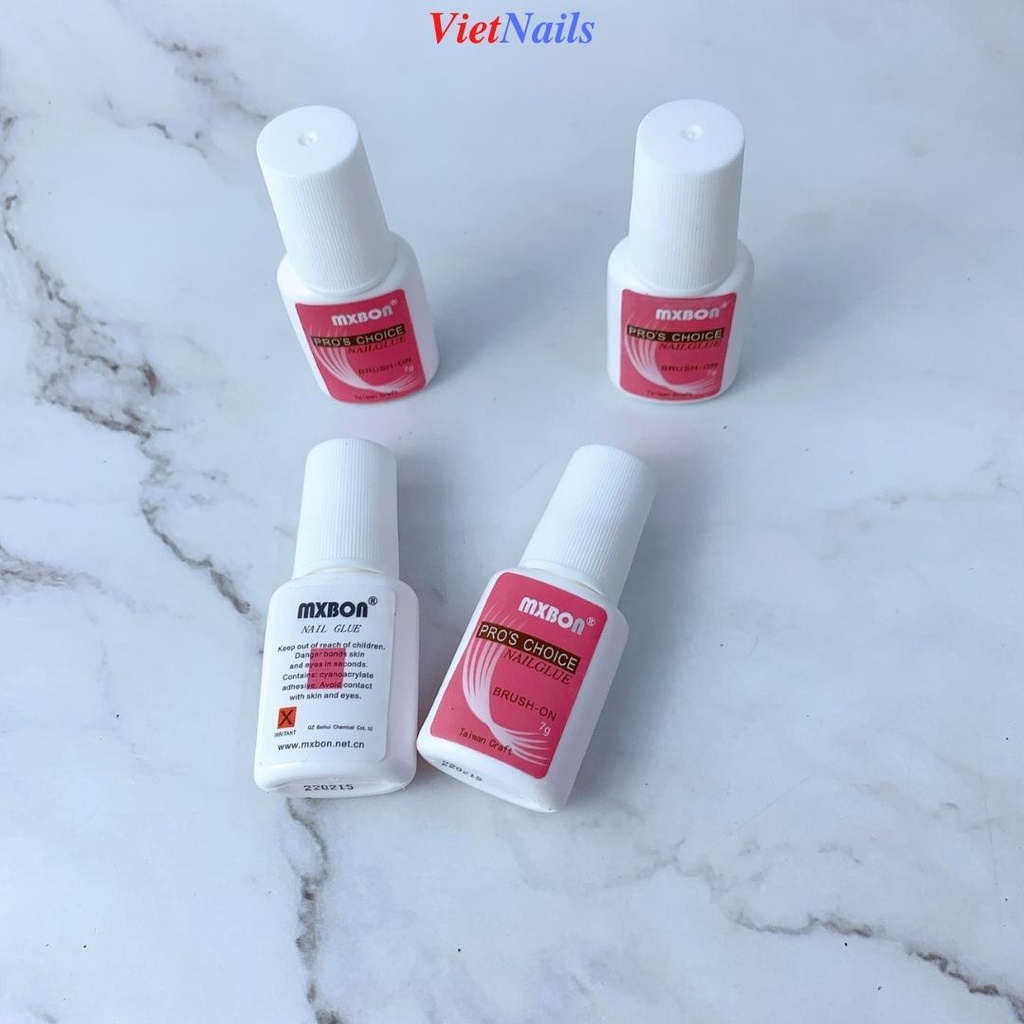 Keo MxBon 7ml chuyên dụng đính đá gắn charm siêu dính trang trí móng tay
