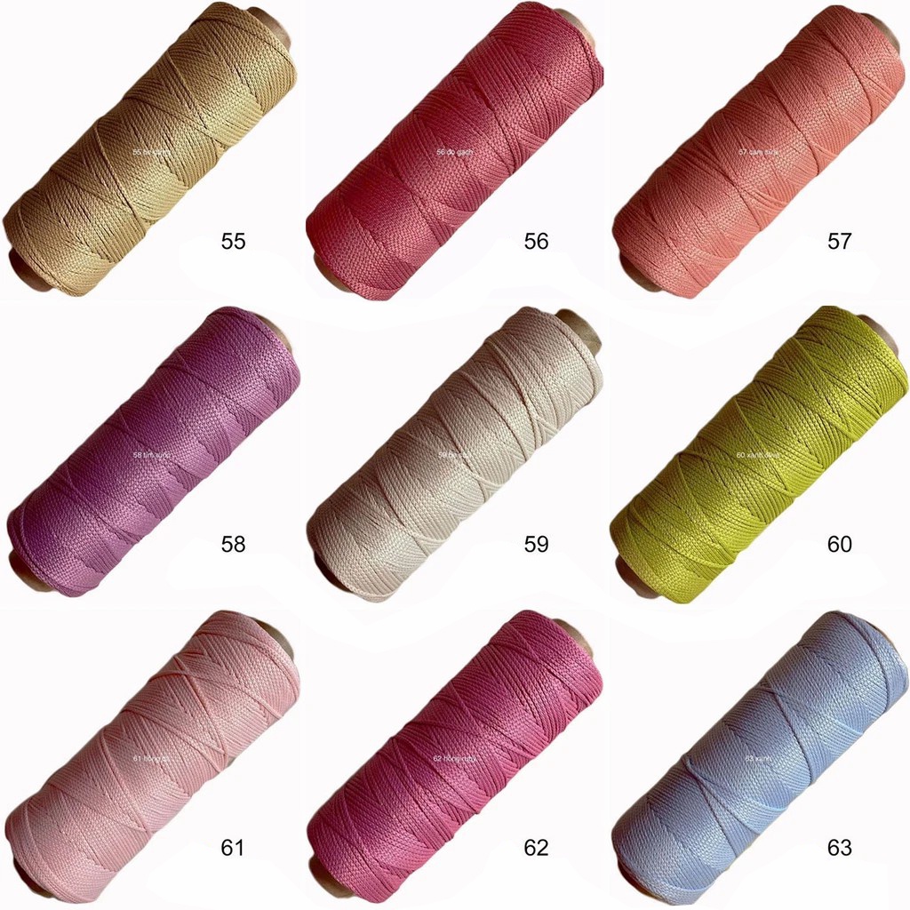 Sợi Dệt Trơn 2mm (Mã 51-68)
