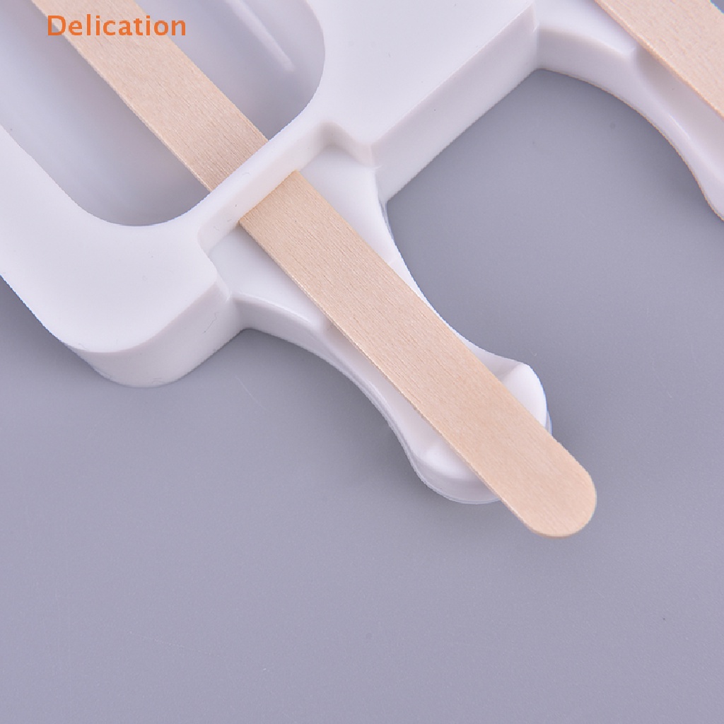 Khuôn Silicone Làm Kem Que 4 Ngăn Tiện Dụng