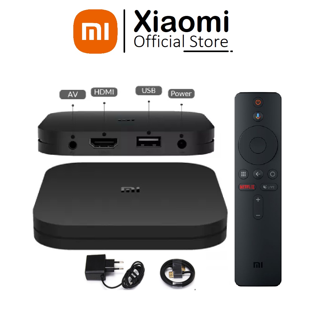 Tivi box Xiaomi Mibox S 4K Ultra HD 4K Bản Quốc Tế Tiếng Việt tìm kiếm giọng nói - Chính hãng phân phối