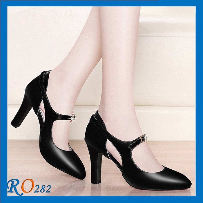 Giày sandal bít mũi nữ hàng hiệu ROSATA sành điệu RO282