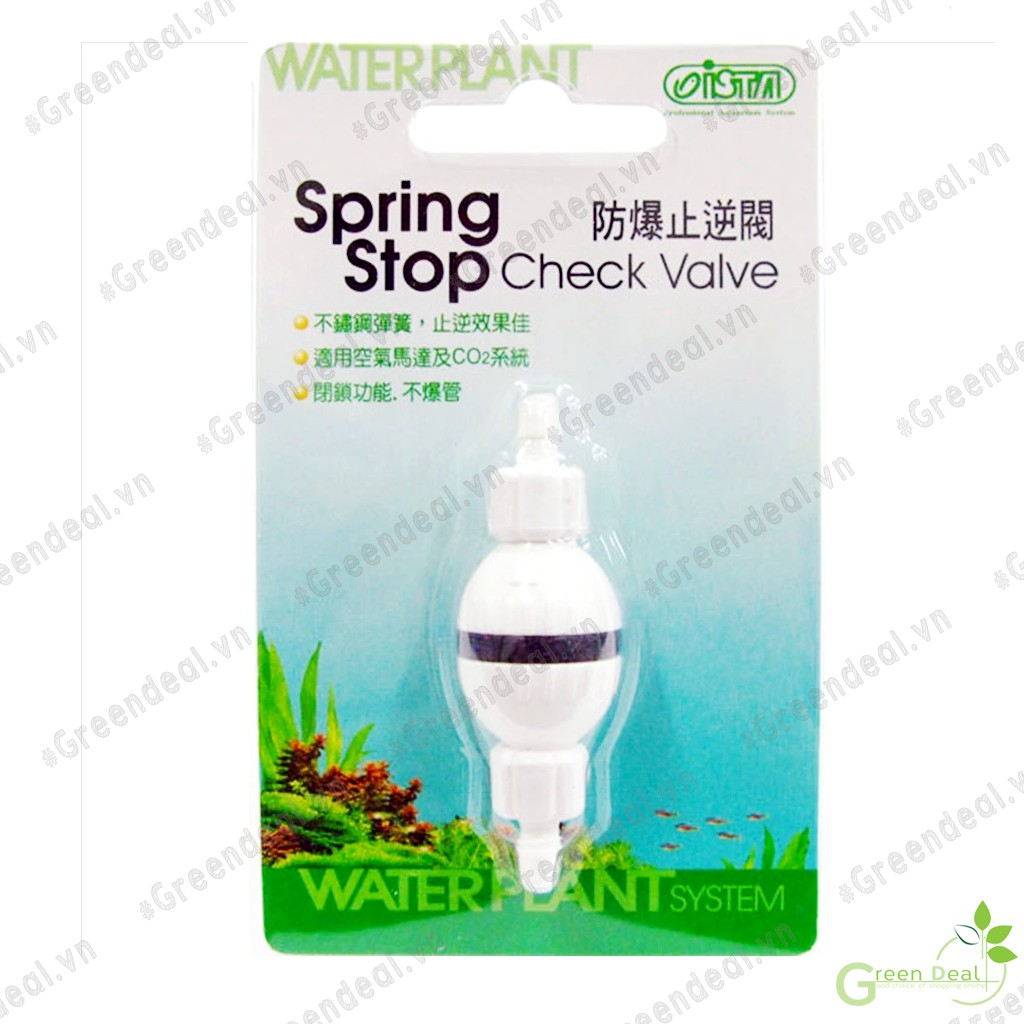 ISTA - Spring Check Van | Van 1 chiều cho bình khí CO2 thuỷ sinh