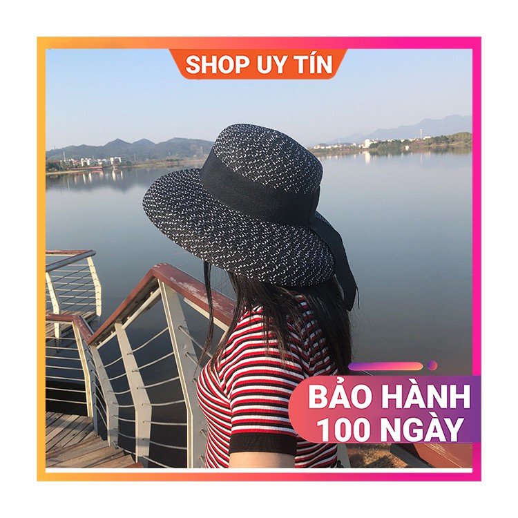 Mũ Đi Biển - Nón Cói Rộng Vành Vintage Cao Cấp Nữ Đẹp