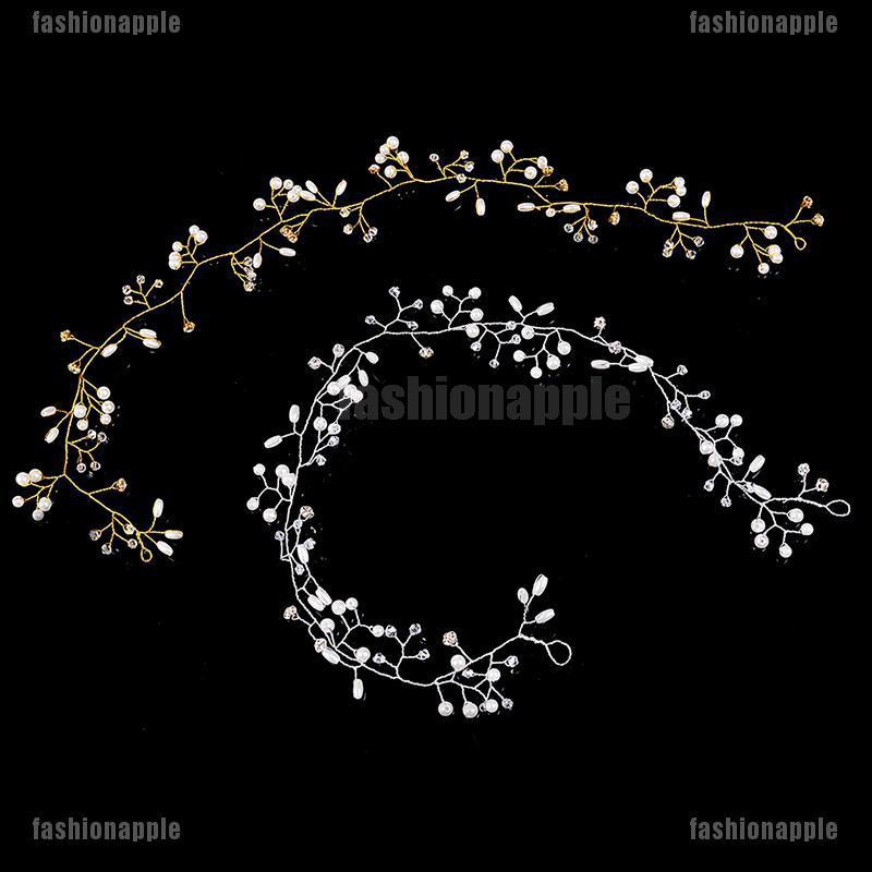 ❀❀ Cài Tóc Đính Ngọc Trai Giả 50cm Cho Cô Dâu